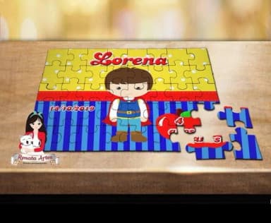 Quebra Cabeça Personalizado Príncipe Branca de Neve