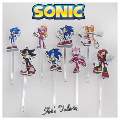 Topper Turma do Sonic - Cada