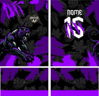 Arte Vetor Camisa Interclasse Pantera Mod-153