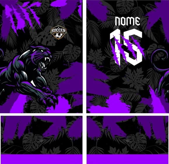Arte Vetor Camisa Interclasse Pantera Mod-153