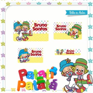 60 Etiquetas Patati e Patata