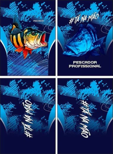 Arte Vetor Camisa Pesca-mod-0132