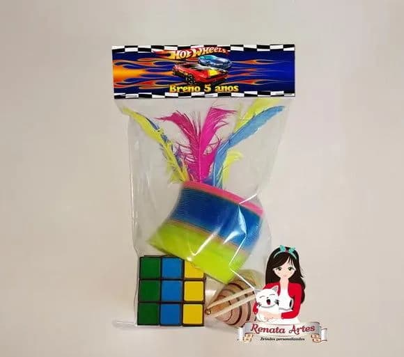 Kit Brinquedos Retrô Tema Hot Weels