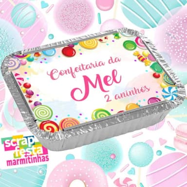Marmitinha Personalizada Festa Confeitaria