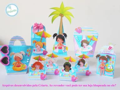 Arquivo de Corte Pool Party 32