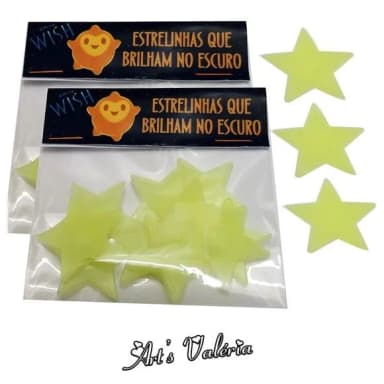 20 Estrelinhas Wish: o Poder dos Desejos - Brilham no Escuro