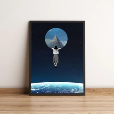Quadro Menina em Buraco dos Sonhos 121