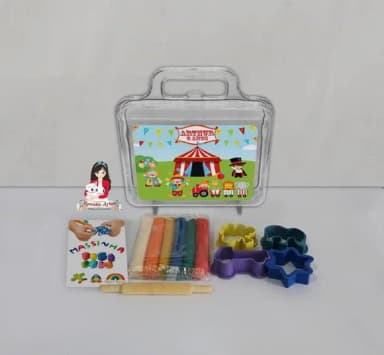 Kit Massinha na Maleta Circo