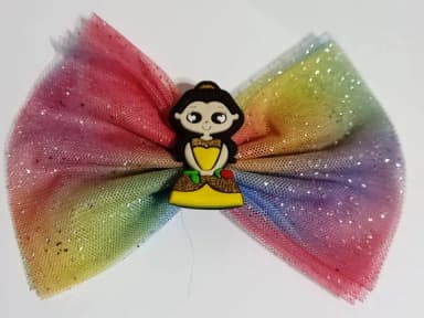 Lacinho com Aplique Princesa - 3 Unidades