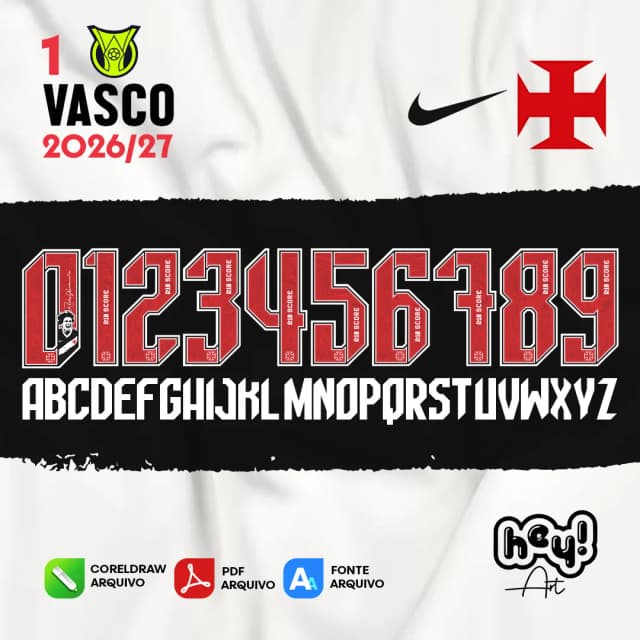 Fonte Vetor Vasco 2026/27