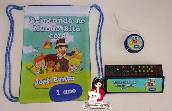 Mini Kit Jogos na Mochila Mundo Bita