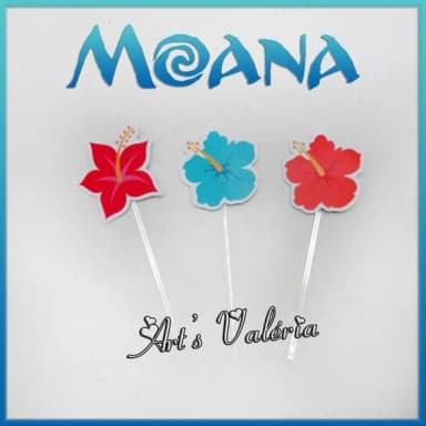 Topper Hibisco - Flor Havaiana - Valor Unitário