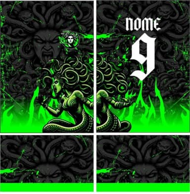 Arte Vetor Camisa Interclasse Medusa 362