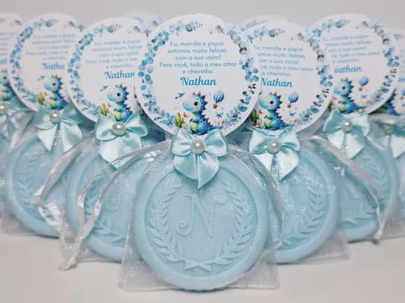 Lembrancinha Maternidade, Sabonete Letra Personalizada
