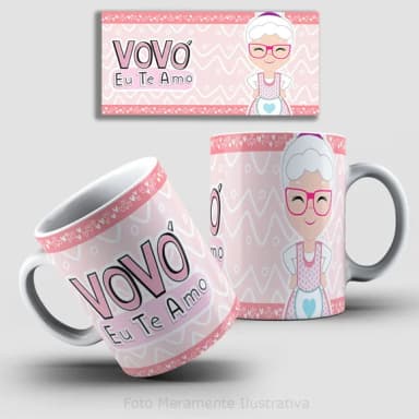 Caneca Vovó Eu Te Amo