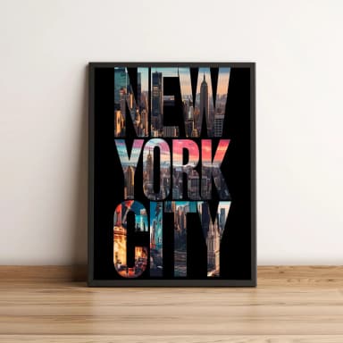 Quadro Decorativo New York City com Paisagem Urbana 2153