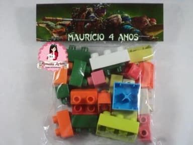 Blocos de Montar Tartaruga Ninja