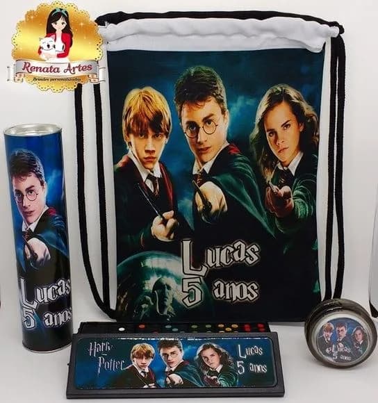 Kit Jogos na Mochila Harry Potter