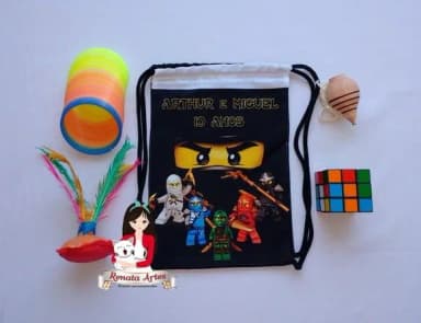 Mochila Brinquedos Retrô Ninjago
