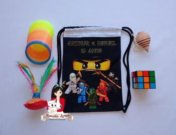 Mochila Brinquedos Retrô Ninjago