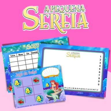 Kit Jogos Personalizados ( Lousa, Stop, Forca ou Velha )