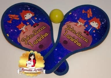 Raquetes de Ping Pong Tema Pequeno Principe