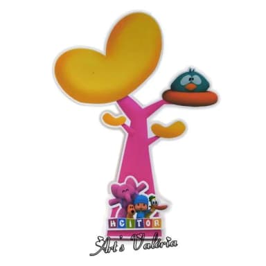 Caixa Piramide Árvore Sonequinha Pocoyo