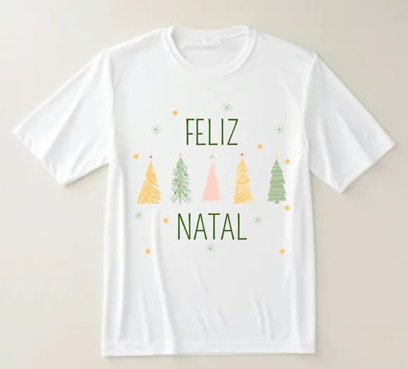 Camiseta Feliz Natal Estilo e Alegria para o Fim de Ano