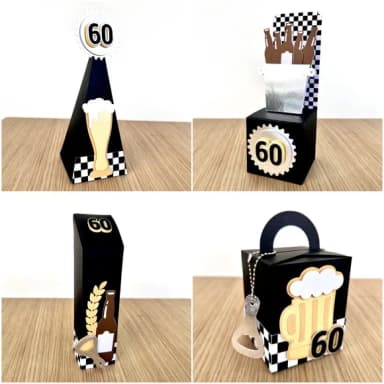 Kit 60 Lembrancinhas Boteco