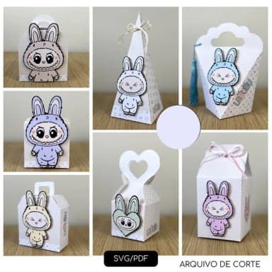 Kit 30 Lembrancinhas Labubu
