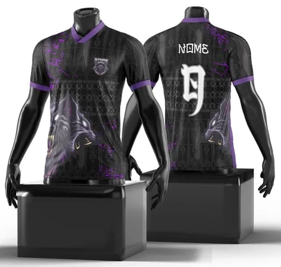 Arte Vetor Camisa Interclasse Lobos Mod-90