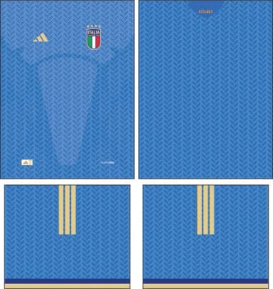 Arte Vetor Camisa Italia Local 2026