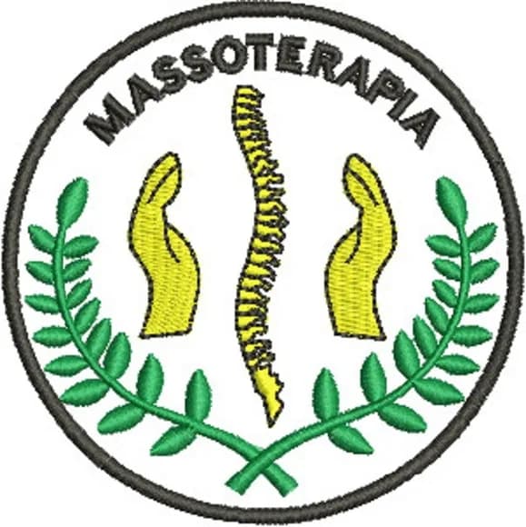 Matriz de Bordado Simbolo Massoterapia