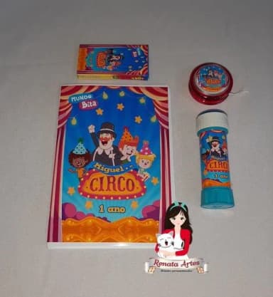 Kit Alegria Personalizado Mundo Bita no Circo