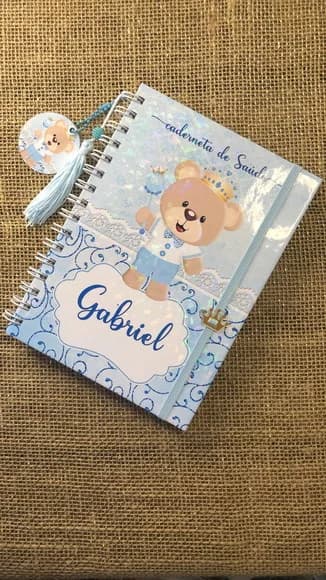 Caderneta de Saúde / Vacinação Personalizada - Ursinho
