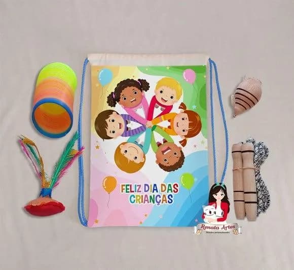 Mochila Boa Infância Personalizada Dia das Crianças 2025