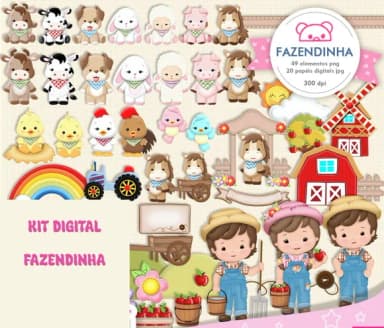 Kit Digital Fazendinha *01
