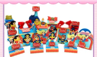Kit 30 Lembrancinhas Heroínas