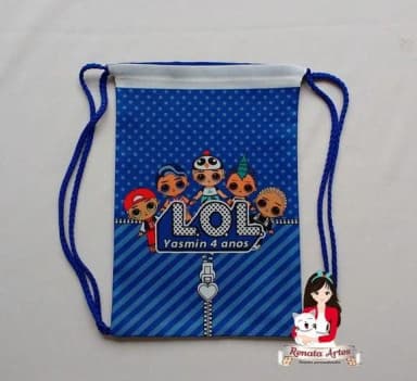 Mochila de Tecido Personalizada Lol Boy
