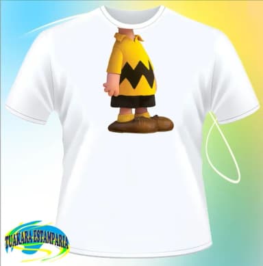Camiseta Snoopy - Charlie Brown corpo