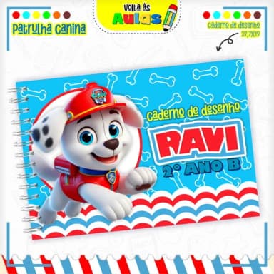 Caderno de Desenho- Qualquer Tema