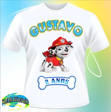 Camiseta Patrulha Canina 01