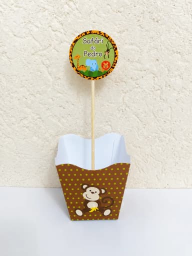 Topper grande para cachepot Safari