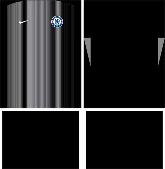 Arte Vetor Camisa Chelsea Goleiro 2025-2026