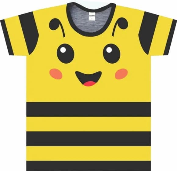 Camiseta Infantil Abelhinha Divertida Unissex – Fantasia de Abelha para Meninos e Meninas | Ricardo Fantasias