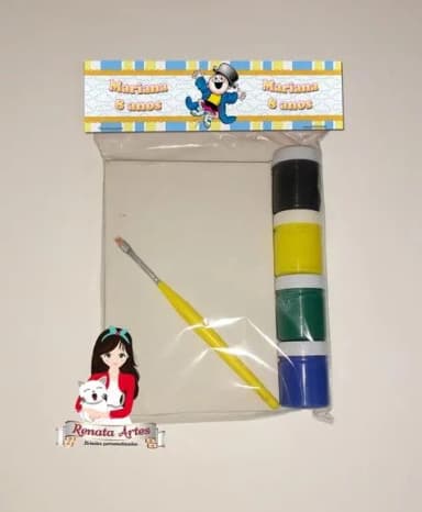 Kit Pintura Personalizado Menino Maluquinho