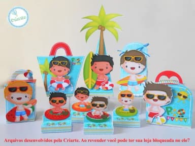 Arquivo de Corte Pool Party 35