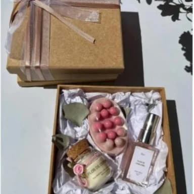 Kit Presente Sabonete Mini Vela e Home Spray