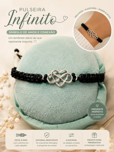 Pulseira Infinito – Símbolo de Amor e Conexão