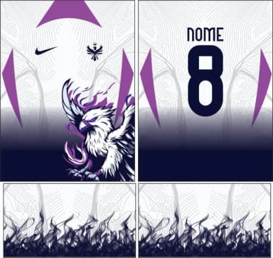Arte Vetor Camisa Interclasse Fenix Mod-255